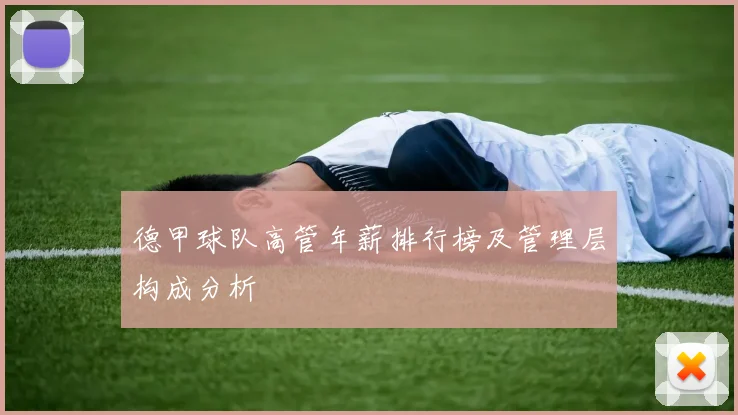 德甲球队高管年薪排行榜及管理层构成分析